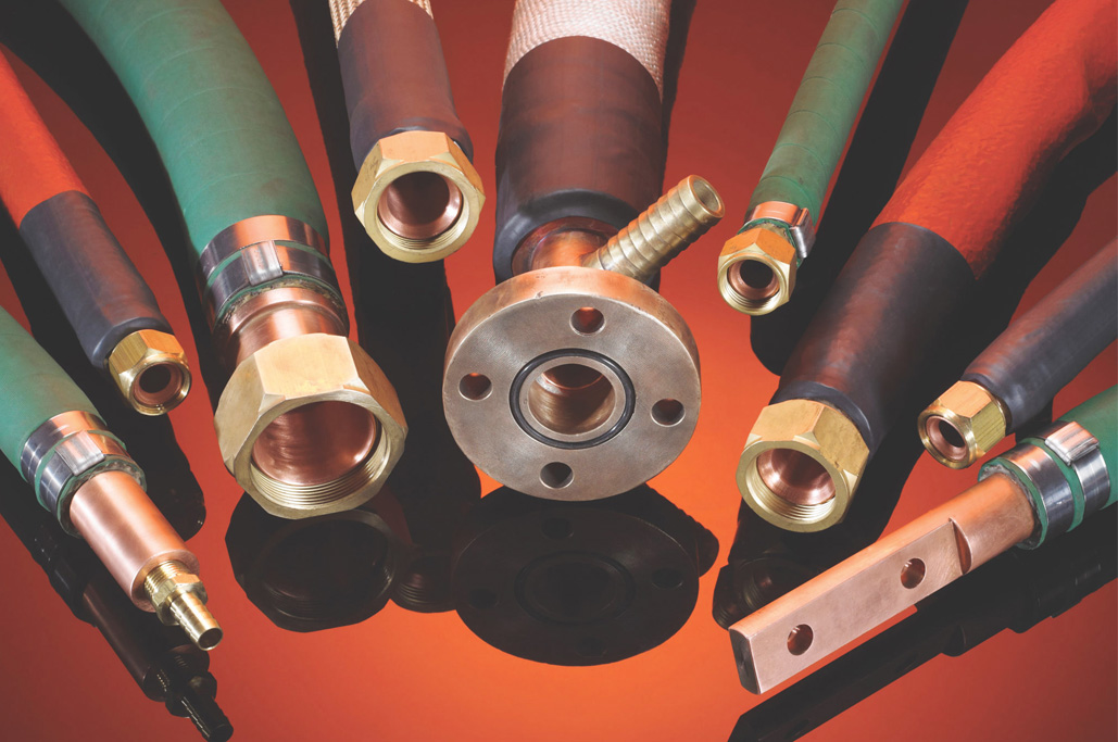 November-2048x2048 Multiple water-cooled power leads from EMSCO, a metal melting furnace repair provider.
